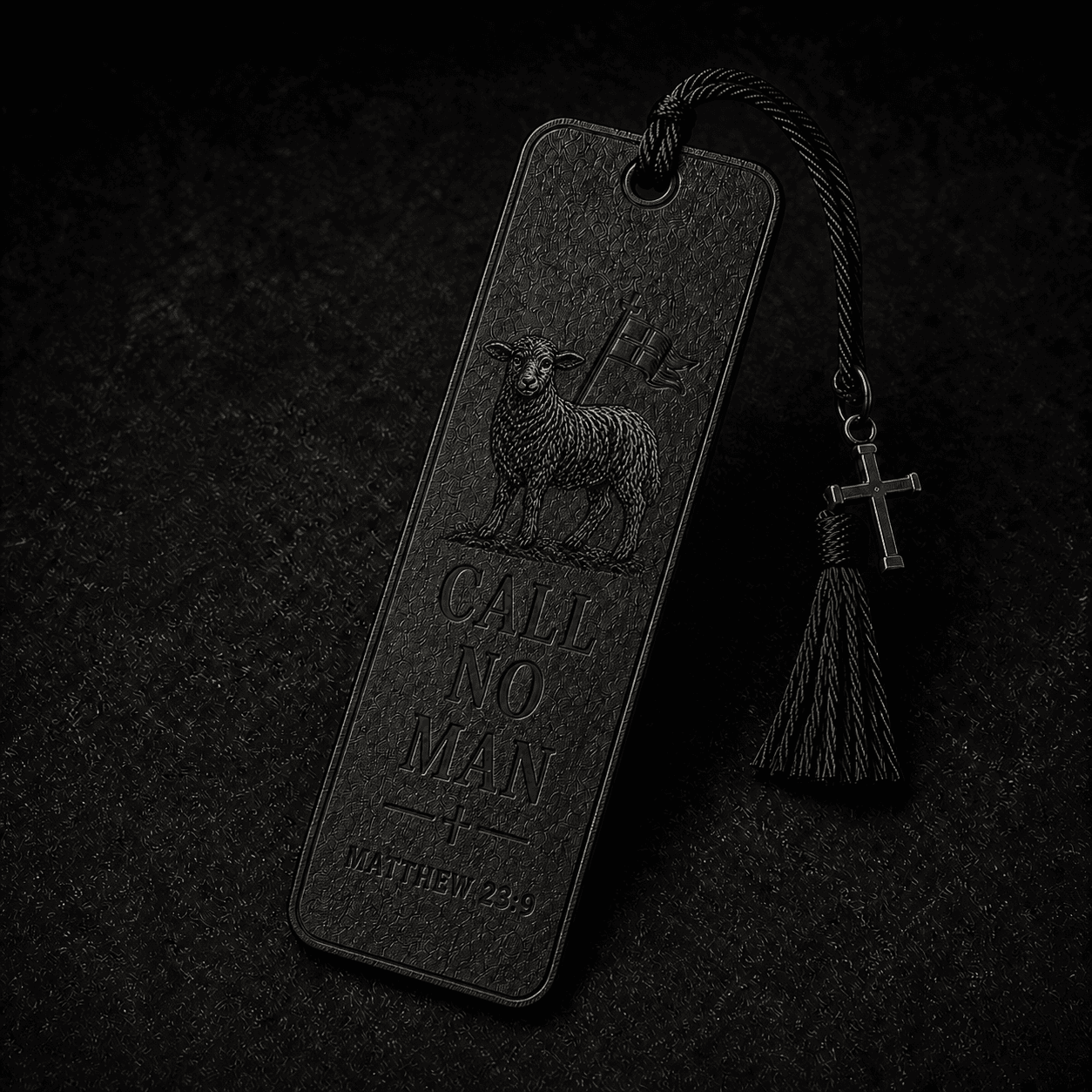 SCRIPTURE LEATHER BOOKMARK